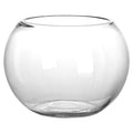 Baluue Round Glass Fish Bowl 5.90In Clear Bubble Vase Terrarium Planter for Hydroponic Plants Flower Display Home Office Decor Compact Size - size: 15.00X15.00X10.00CM