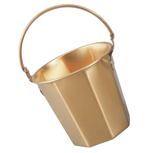 Toddmomy Stainless Steel Water Bucket Handle Portable Storage Container for Outdoor Camping Fishing and Household Use and Deep Design for Versatile Liquid Storage