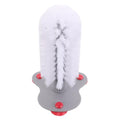 minkissy Turtle Brush with Suction Cup for Aquarium Soft Bristle Scrubber for Turtle Shell Cleaning and Back Scratching Red Suction Pad for Reptile Health