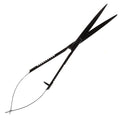 Toddmomy Professional Aquatic Plant Scissor Tool for Fish Tank Trimming Scissor Curved Design for Pruning Aquatic Plants Easy to Use and Store for Aquascaping and Terrariums