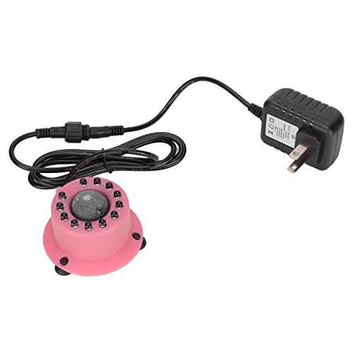 Fish LED Bubble Stone Disk Light,Aquarium Air Bubble LED Round Light Fish Air Bubbler Decoration Light for Illumination Oxygenation Decorations ()(#2)