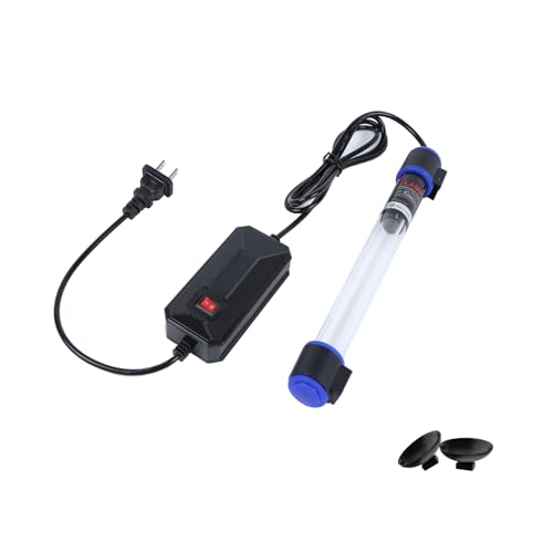 11W UVC Aquarium Light for Fish Tank and Pond – Quartz Tube Waterproof UV Lamp, Water Clarifier for Clearer Water - color: Switch, size: Switch 11w