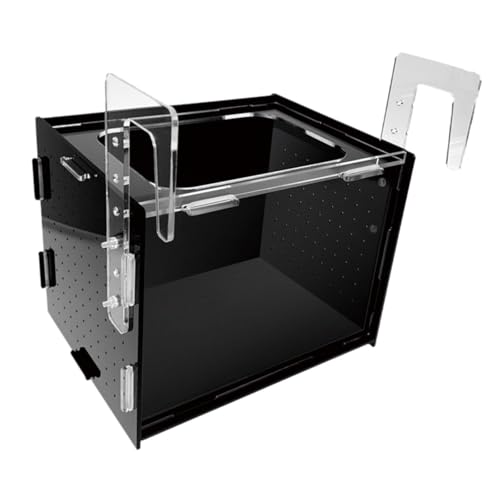 Fish Breeder Box Isolation Box Transparent Separator Easy Installation Hatchery Incubator for Baby Fish Betta Guppy, 15x15x15cm - size: 15x15x15cm