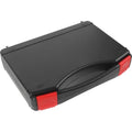 NOLITOY Small Hard Case Toolbox, Portable Plastic Tool Box Organizer with Drop-Resistant Compartments for Hand Tools Storage