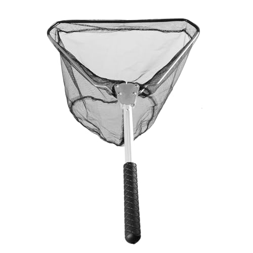 RESTCLOUD Fishing Landing Net with Telescoping Pole Handle, Fishing net Freshwater for Kids Men Women, Extend to 40-63 Inches - style: L: Aluminum Handle, 20.5" Full