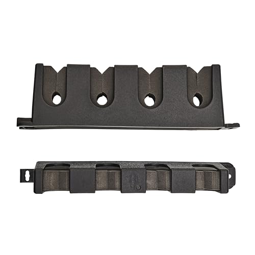 Berkley Horizontal 4 Fishing Rod Rack, Black - style: Hortizontal 4 Rod Rack (New Model)