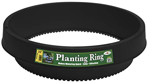 3-Pack 24-inch Tree Planting Rings – Deep Root Watering Basin & Edging. - size: 24" - 3 pack