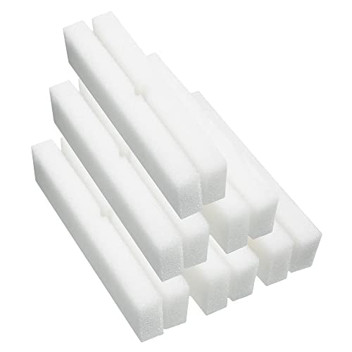 Replacement Aquarium Bio Sponge Foam Filter Pads Suitable for FX4 / FX5 / FX6 (12 Pcs) - size: 12 Pcs