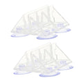 2Pcs Aquarium Divider Clips with Suction Cups Secure Fish Tank Isolation Clamps for Breeding and Separation Durable Tank Dividers for Fish and