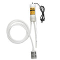 Portable USB Electric Auto-Stop Self Priming Pump with level sensor,Auto Siphon Transfer Pump Kit for Home Brew Wine,Beer,Beverages and Kombucha,Food Grade bottling 2L/min No Mess Leak - color: White Top-Switch With Auto-Stop