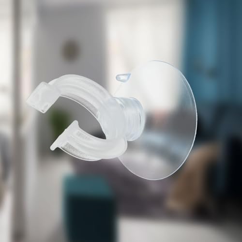uxcell 20Pcs Aquarium Suction Cup Clips, 17mm Airline Tube Holders Clamps Cup Holder Sucker Tube Sucker for ID Airline Tubing Fish Tank, Clear