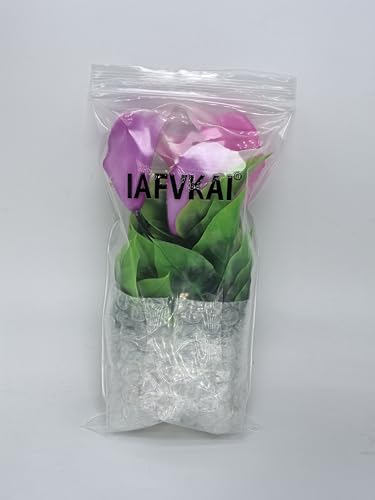 2X Artificial Aquarium Plants, Flower Craft Silk Plastic Decoration | Silk & Plastic Material, Flower Decoration, Aquatic Waterweed Design, Craft Quality