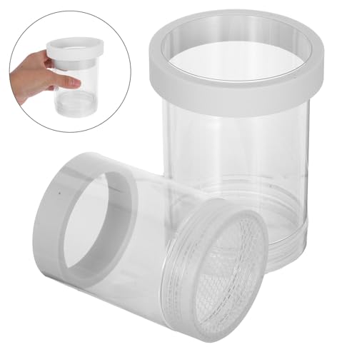 Beavorty Small Fish Breeding Isolation Box Floating Aquarium Hatchery Incubator with Divider and Egg Net for Guppy Fry Nursery in Fish Tanks