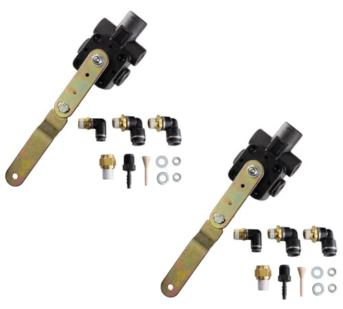 Mytee Products Height Control Leveng Valve w/Dump Feature Fits Freightliner, Barksdale & Kenworth, KD2445 OEM (2 Pack) - size: 2 - Pack