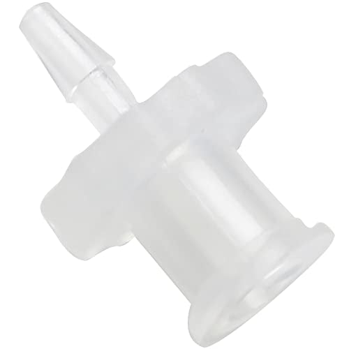 MEETOOT 10pcs Female Luer Lock 1/16" Polycarbonate Hose Barb Adapter for Laboratory Biochemical/Analytical Instruments, Food Machinery and Aquarium Equipment - size: 1/16Inch