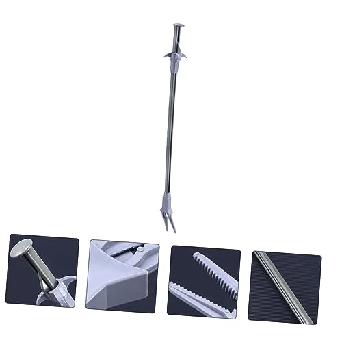INOOMP 2pcs Aquatic Plant Tongs Extra Long Tweezers for Aquarium Maintenance Plastic Cleaning Tools for Fish Tank Plants