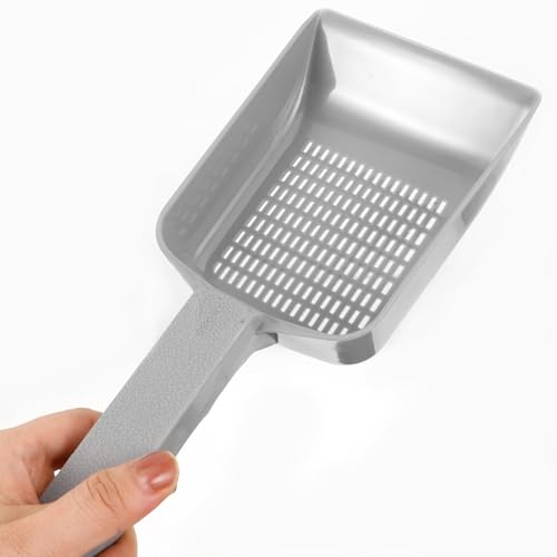 Toyvian Aquarium Sand Shovel Gravel Plastic Sediment Scoop Portable Fish Tank Soil Tool for Aquarium Substrate Maintenance