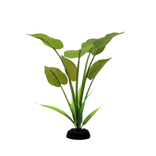Silk Aquarium Plants for Betta Fish Tank, 2 Pcs 7.8 Inch Small Silk Aquarium Plant Aquatic Water Grass Decoration (Green, 8 Inch) - color: Green