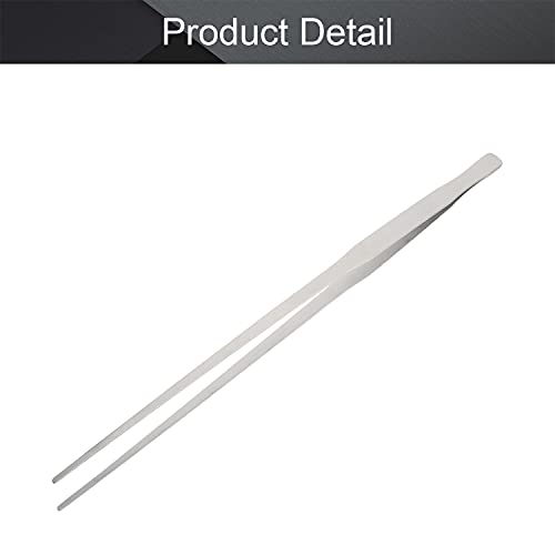 Utoolmart Aquarium Plant Tweezer, Stainless Steel Straight Tweezer, 48cm, For Fish Tank Plant Aquascape Tools, Feeding Tongs, 1 Pcs - color: 1pcs, size: 48cm Straight