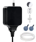 Aquarium Mini Air Aerator Pump for 1-15 Gallon Fish Tank Super Quiet 1.5 Watts - color: Air pump simple kit