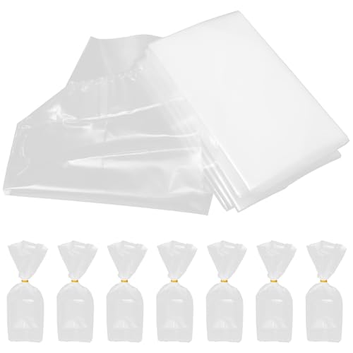 50pcs Live Fish Transport Bags 20x35x12cm Leak-proof Aquarium Shipping Pouches with Flat Bottom and Carry Handle for Aquatic and Seafood Packaging