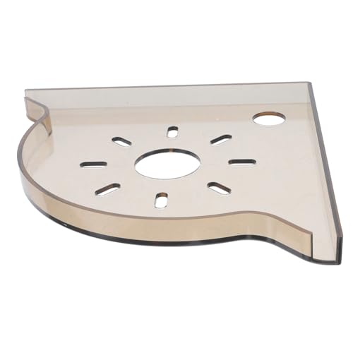 POPETPOP Fish Tank Corner Stand Triangle Aquarium Storage Shelf for Fish Supplies Space-saving Organizer Desktop Divider for Easy Access and Organized Storage Design
