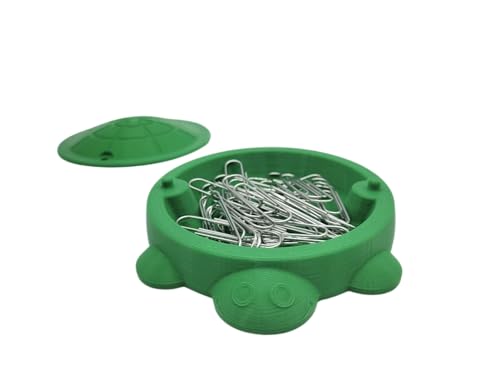 Cute Sandbox Turtle with removable lid | Desk Bin Organizer | Turtle Pet Feeder | Fish tank accessories | Feed Hamsters and Gerbils (Gold, 3 Inch) - color: Gold, size: 3 Inch