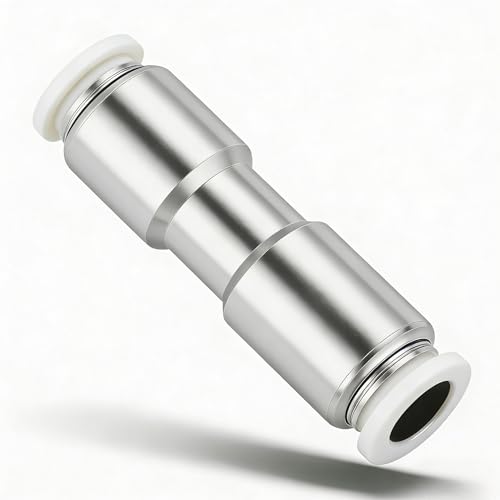 Pneumatic Push to Connect Fitting Check Valve 10mm Tube OD One-way Valve Pack of 2 - size: 10mm OD