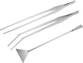 Bettomshin Aquarium Tank Aquatic Plant Tools Sets, 3 in 1 Anti-Rust Aquatic Plant Aquascaping Tool, Stainless Steel Aquarium Tweezers(15inch) and Scrapers, for Fish Starter Kits & Aquariums Tank