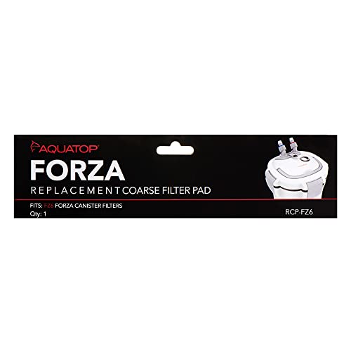 Aquatop Replacement Coarse Blue Filter Pad – Fits Forza FZ6 Canister Filters, Aquarium Filter Refills, Keeps Water Crystal Clear, Fish Filter Cartridge for Dirt & Debris - size: FZ6