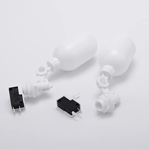 Electronic Float Ball Valve, Water Purifiers Float Valve Kit for Water tank Aquaculture Water Level Control (Included: 10M 3/8 inch PE Pipe+Hose Cutter+Float Valve+Ball Valve) - style: Electronic