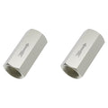2PCS Air Check Valve 1/8 PT Female Threaded Full Port Check Valve, Nickel-Plated Brass Copper Non Return One Way - size: 1/8 PT