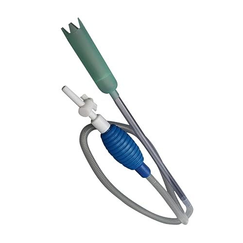 Abaodam 2M Manual Fish Tank Water Siphon Cleaner Easy to Use Aquarium Gravel Vacuum Tool for Efficient Water Changes and Maintenance