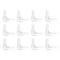 Aquarium Air Valve Connector, Aquarium Air Pump Accessories L Connector Plastic Inline Tubing, (12 Pcs), Intended for Fish Tank Oxygenation System - style: L Connector