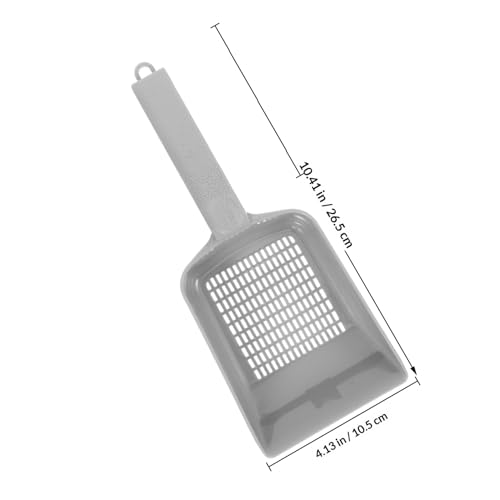 ABOOFAN Aquarium Sand Shovel Fish Tank Cleaning Tool Plastic Sediment Scoop Gray Convenient Gravel for Aquarium Maintenance