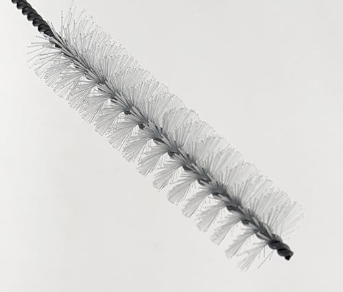 3 Piece Set of 16-Inch Tube Cleaning Brushes Copper, Stainless, Nylon for Various Surface Use (1-Inch Diameter)