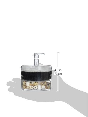 Corner Filter Bio Sponge Ceramic Air Pump Driven for Fry Shrimp Nano Fish Tank Aquarium XY-2008 (Ship from CA USA) - size: 1-Pack