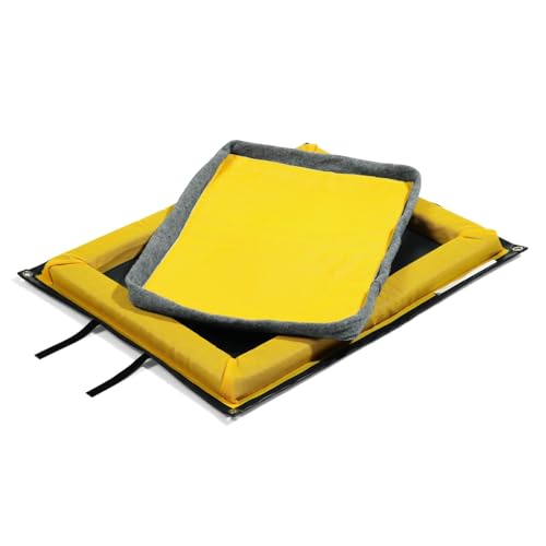 PIG Outdoor Filter Berm Pad | Absorbs 0.75 gallons | 19.5” W x 27’ L x 2.25” H | PMB30606 - size: 19.5”W x 27’L (.75 Gallons)