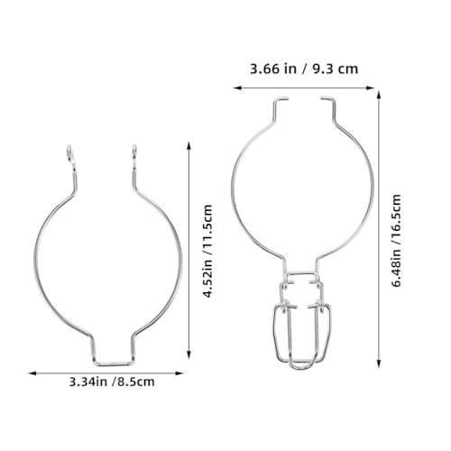 12Pcs Stainless Steel Wire Clamp Sealed can Buckles for Wide Mouth Jars with Unique Spring Design Leak Prevention for Kitchen Food Storage