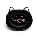 Park Life Designs Oscar Cat Dish - Ceramic Cat Shaped Food and Water Bowl (Black) | Stylish Feeding Bowl, 6 oz Capacity | Lead-Free & Food-Safe | Easy-Clean, Dishwasher Safe - color: Black