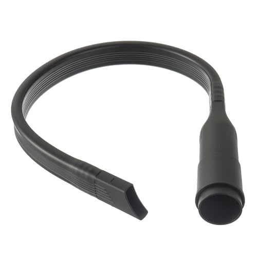 25 inch Flexible Vacuum Crevice Attachment Tool Crevice Brush Tool Kit for Vacuum Hoses Accepting 1-1/4"(32mm) or 1-3/8"(35mm) Inner Diameter Attachments 24.4inch
