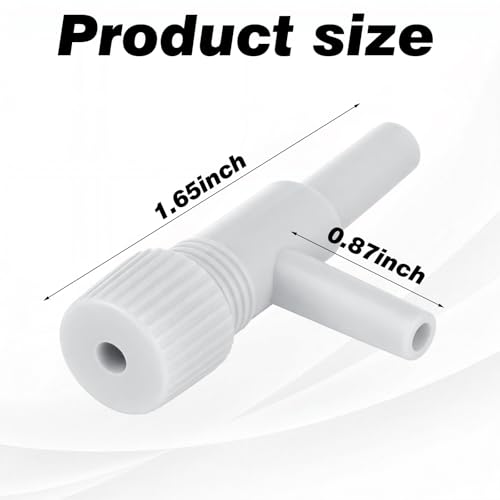 Gerrii 50 Pcs Aquarium Air Control Valve Fish Tank 2 Way Valves for 3/16" Airline Tubing Plastic Airflow Controllers Regulators Air Pump Accessories for Aquarium Fish Tank Adjustable Hose Connectors