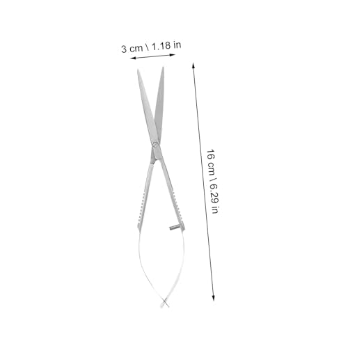 HANABASS Portable Aquarium Spring Scissors Stainless Steel Clipper for Aquascaping Precision Cutting of Delicate Plants Tool for Aquarium Care