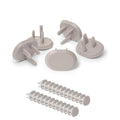 Ubbi Outlet Covers for Child Safety, Plug Protectors, Baby Proofing, Safe & Secure Electrical Plug Covers, Taupe, 24 Count - size: One Size, style: Taupe Outlet Covers