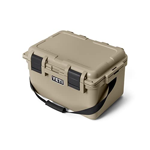 YETI LoadOut GoBox Collection, Divided Waterproof Cargo Case, Dry Box, Camera Case, Fishing Tackle Box - color: Tan, size: GoBox 30