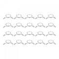uxcell Fuel Line Hose Clips, 20pcs 16mm ID Fit 17.5-18mm OD Hose 304 Stainless Steel Water Pipe Air Tubing Spring Hose Clamps for Motorcycle Scooter - size: 16mm