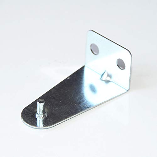 Hold Down Brackets 4pcs Metal Blind Brackets Bottom Rail Holder Replacements for Horizontal Blinds and Window Shades