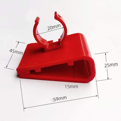 Baoblaze 5X Fish Tank Water Pipe Clamps,Fish Tank Tubing Holders,Adjustable Aquarium Tool,Aquarium Accessories Fixing Bracket, Style A - size: STYLE A