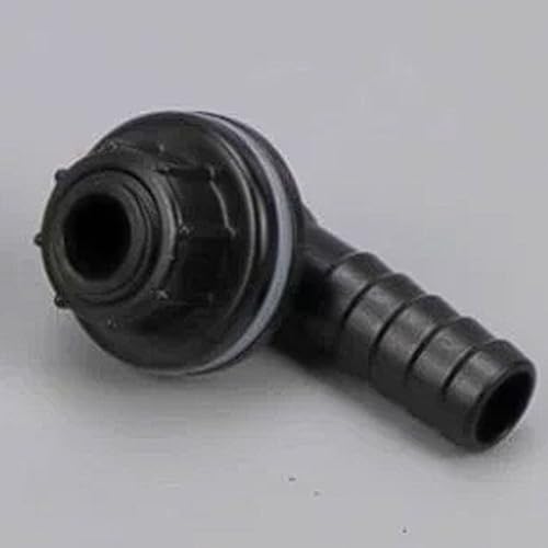 3/8 inch Pagoda-Style Flexible Hose Drain Head for Aquariums, Powerful Connector, Water Tank Outlet