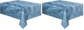 Unique Ocean Waves Rectangular Plastic Table Cover (137cm x 274cm) 1 Piece - Ideal for Parties and Events (Pack of 2) - size: 108" x 54" (Rectangular) (Pack of 2)